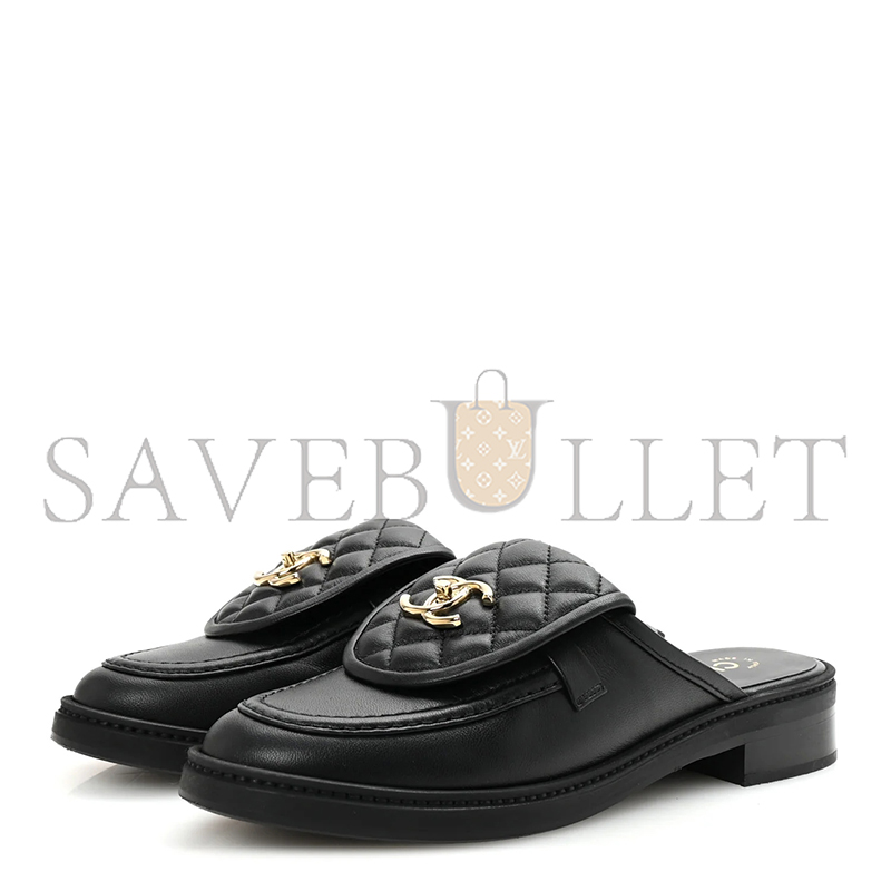 CHANEL QUILTED CC MULES G46120